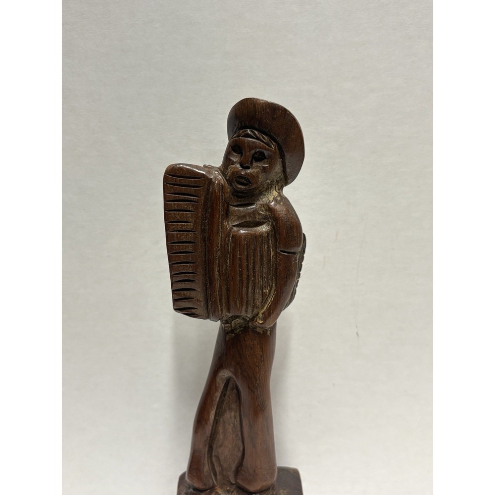 Figurine Sculpture Statue Old Traveling Man Brazil figurine 9 in Wood - Picture 9 of 12